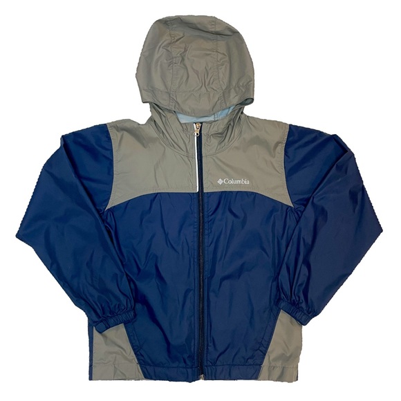 Columbia Glennaker Rain Jacket - Blue and Gray, size S (8) - Picture 1 of 9